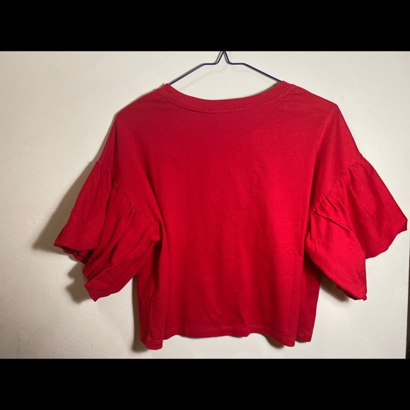 Red Crop Top - Picture 2 of 3